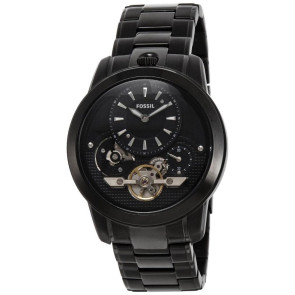 Watch strap Fossil ME1131 Stainless steel Black 22mm